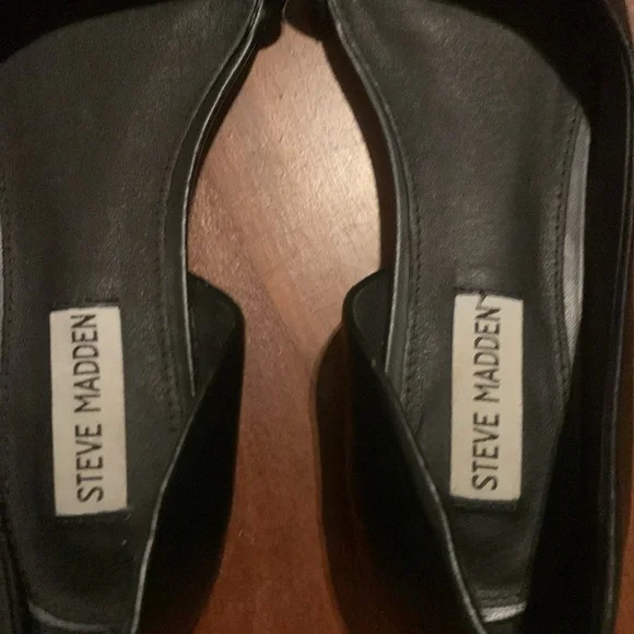 Steve Madden cute black flats SZ 6.5 - Picture 2 of 4